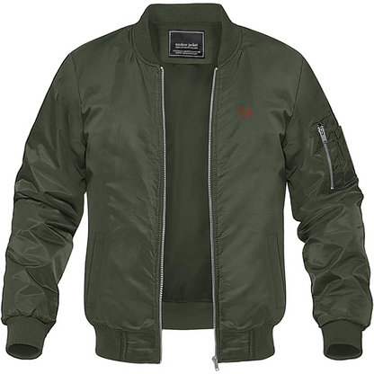 Men's Music Aeterna  Logo Lightweight Bomber Jacket Windbreaker Softshell Varsity Jacket Coat