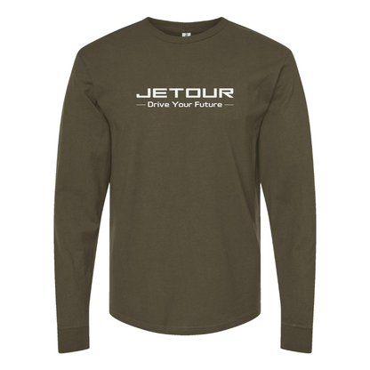 Men's Jetour  Logo Cotton Long Sleeve T-Shirt