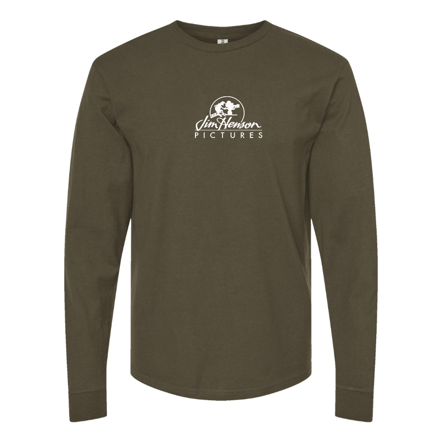 Men's Jim Henson Pictures Logo Cotton Long Sleeve T-Shirt