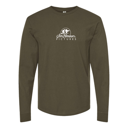 Men's Jim Henson Pictures Logo Cotton Long Sleeve T-Shirt
