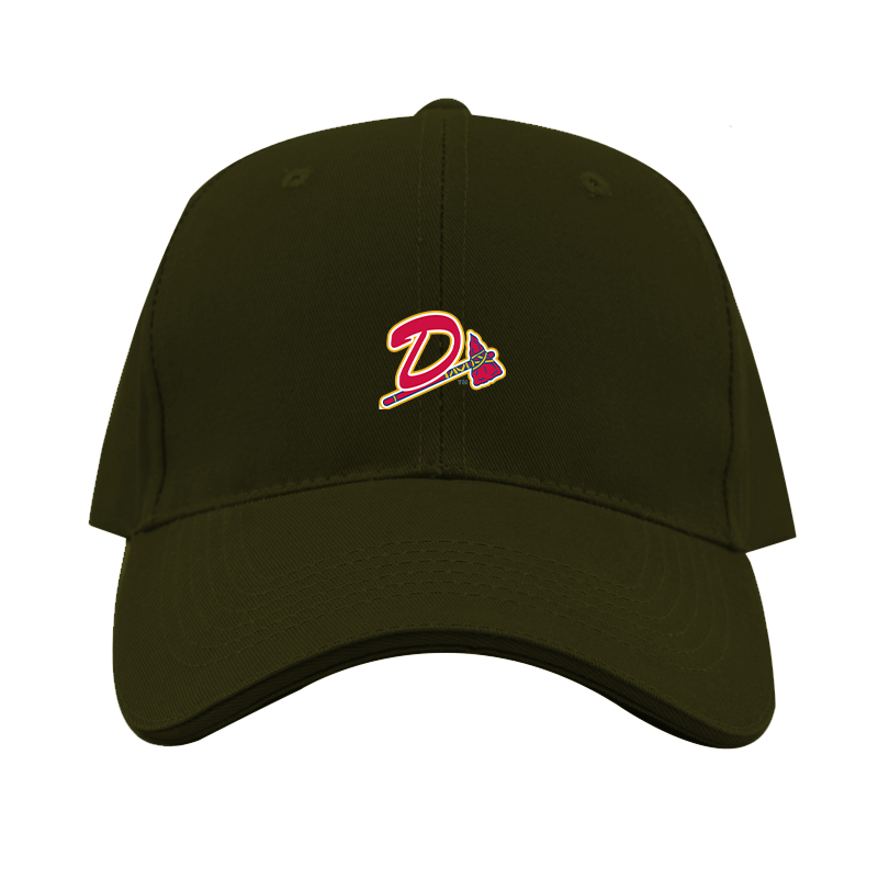 Danville Braves  Logo  Dad Baseball Cap Hat