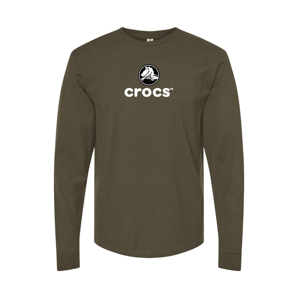 Men's Crocs Logo Long Sleeve T-Shirt