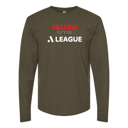 Men's  A League Logo Cotton Long Sleeve T-Shirt