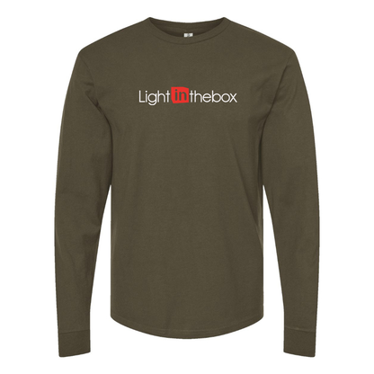 Men's Lightinthebox  Logo Cotton Long Sleeve T-Shirt