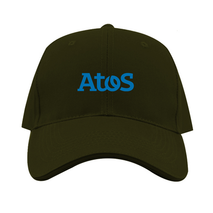 Atos Logo  Dad Baseball Cap Hat