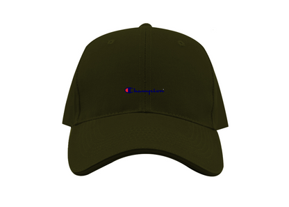 Champion Logo Dad Baseball Cap Hat