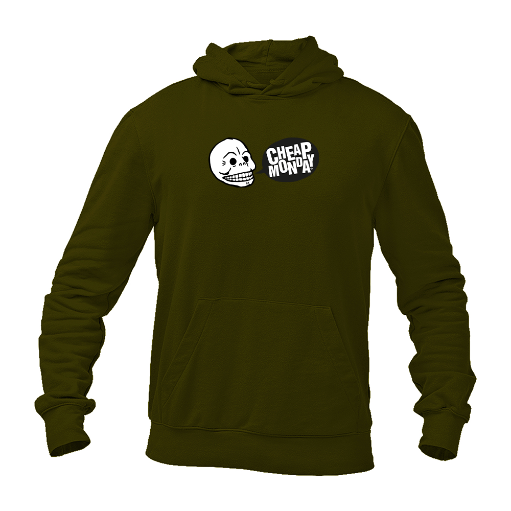 Men's Cheap Monday Logo Pullover Hoodie