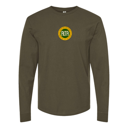 Men's Alta Automobile Logo Cotton Long Sleeve T-Shirt