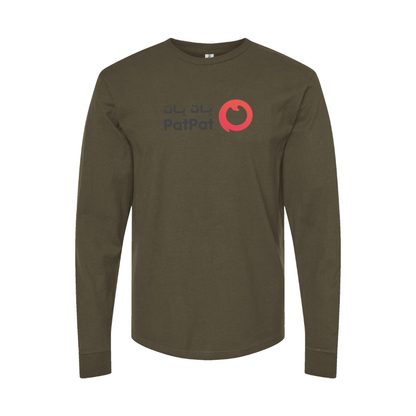 Men's PatPat Logo Long Sleeve T-Shirt
