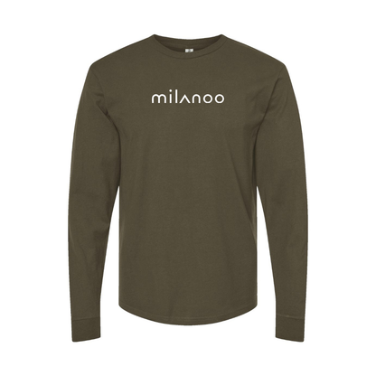 Men's Milanoo Logo Long Sleeve T-Shirt