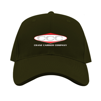 Crane Carrier Company Logo  Dad Baseball Cap Hat