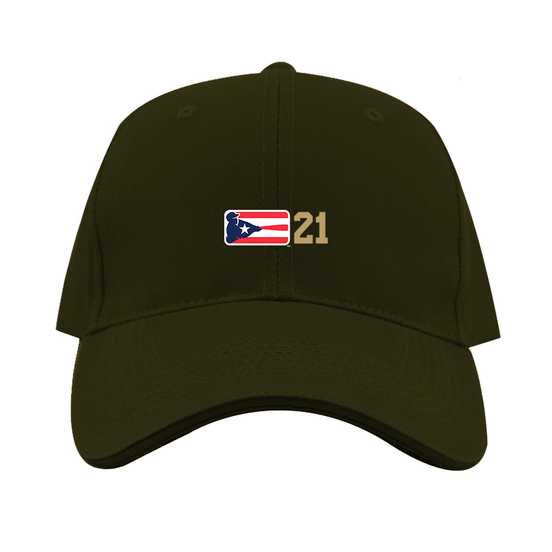 Liga de Beisbol Profesional Roberto Clemente Logo  Dad Baseball Cap Hat