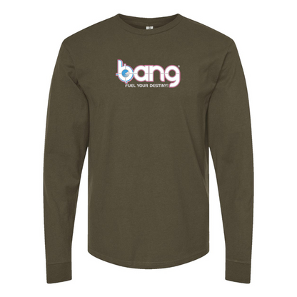 Men's Bang Energy Logo Cotton Long Sleeve T-Shirt