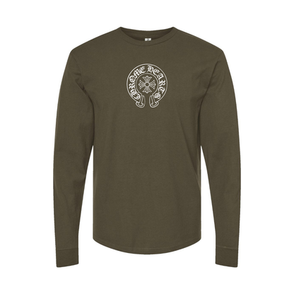 Men's Chrome Hearts Logo Long Sleeve T-Shirt