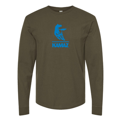 Men's KAMAZ  Logo Cotton Long Sleeve T-Shirt