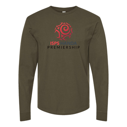 Men's ISPS Handa Premiership Logo Cotton Long Sleeve T-Shirt