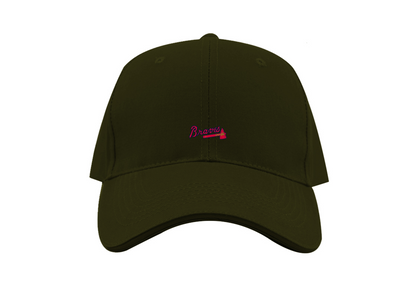 Atlanta Braves Logo Dad Baseball Cap Hat