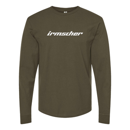 Men's Irmscher Logo Cotton Long Sleeve T-Shirt