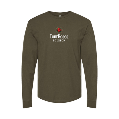Men's Four Roses Logo Long Sleeve T-Shirt