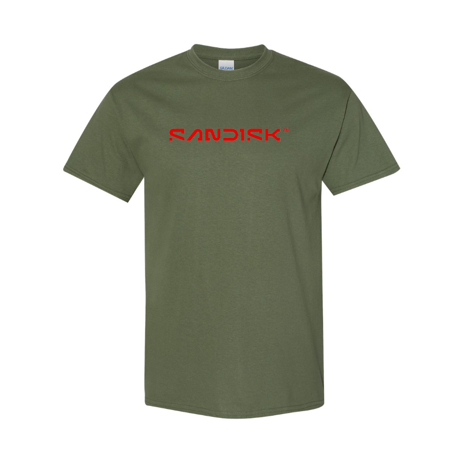 Men's SanDisk Logo  Cotton T-Shirt