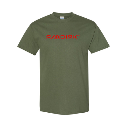 Men's SanDisk Logo  Cotton T-Shirt