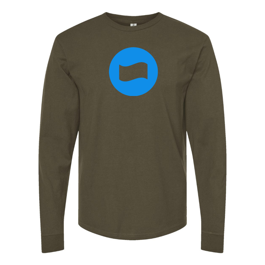Men's Dana  Logo Cotton Long Sleeve T-Shirt