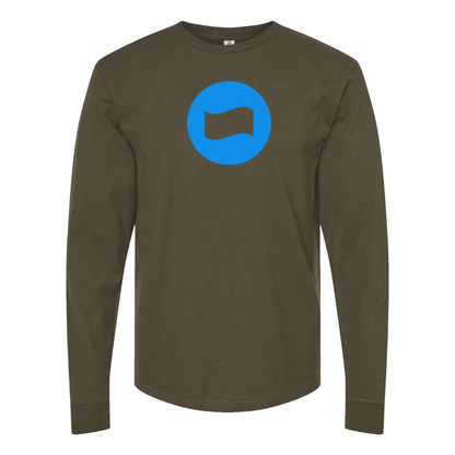 Men's Dana  Logo Cotton Long Sleeve T-Shirt