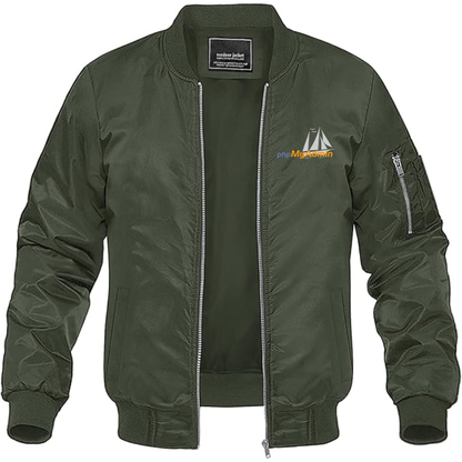 Men's phpMyAdmin Logo Lightweight Bomber Jacket Windbreaker Softshell Varsity Jacket Coat (Copy)