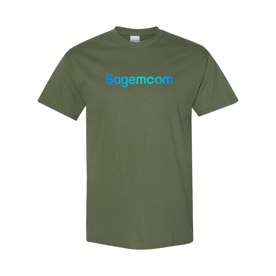 Men's Sagemcom Logo  Cotton T-Shirt