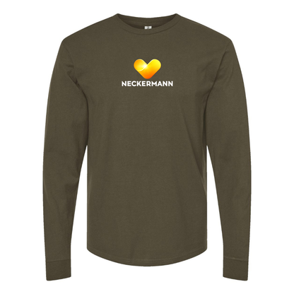 Men's  Neckermann Logo  Cotton Long Sleeve T-Shirt