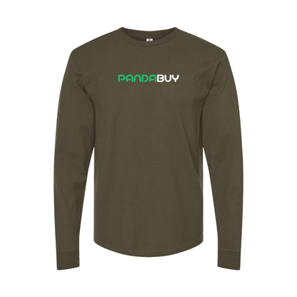 Men's Pandabuy Logo Long Sleeve T-Shirt