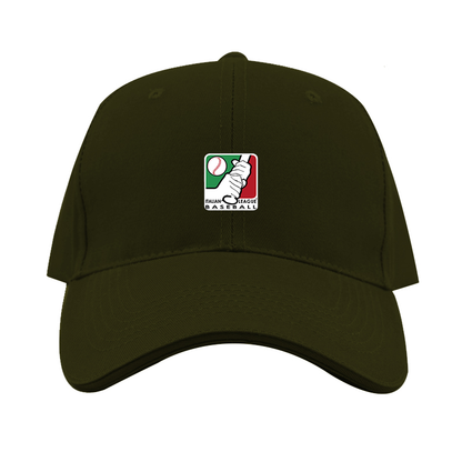 Italian Baseball League Logo  Dad Baseball Cap Hat