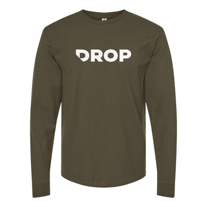 Men's Massdrop Logo Cotton Long Sleeve T-Shirt