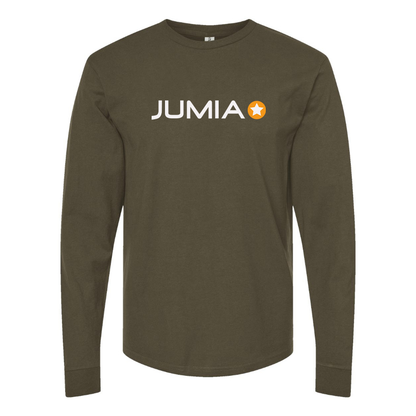 Men's Jumia Logo Cotton Long Sleeve T-Shirt