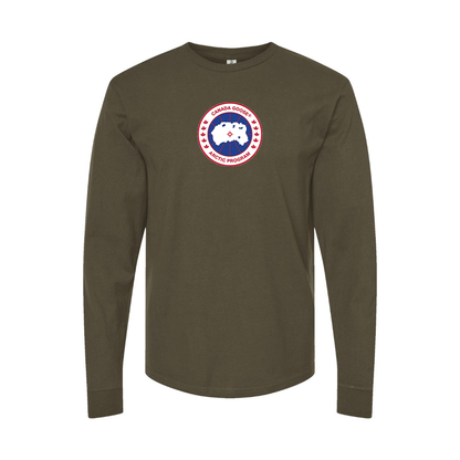 Men's Canada Goose Logo Long Sleeve T-Shirt