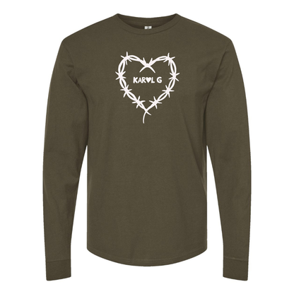 Men's KAROL G Logo Cotton Long Sleeve T-Shirt