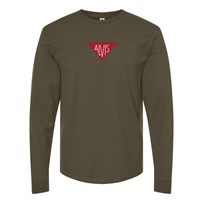 Men's Alvis Logo Cotton Long Sleeve T-Shirt