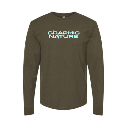 Men's Graphic Nature Logo Long Sleeve T-Shirt
