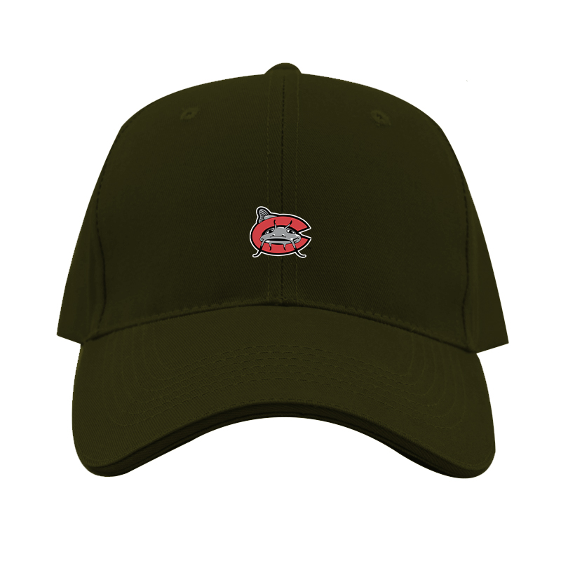 Carolina Mudcats Logo  Dad Baseball Cap Hat