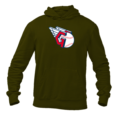 Men's Cleveland Guardians Logo Pullover Hoodie