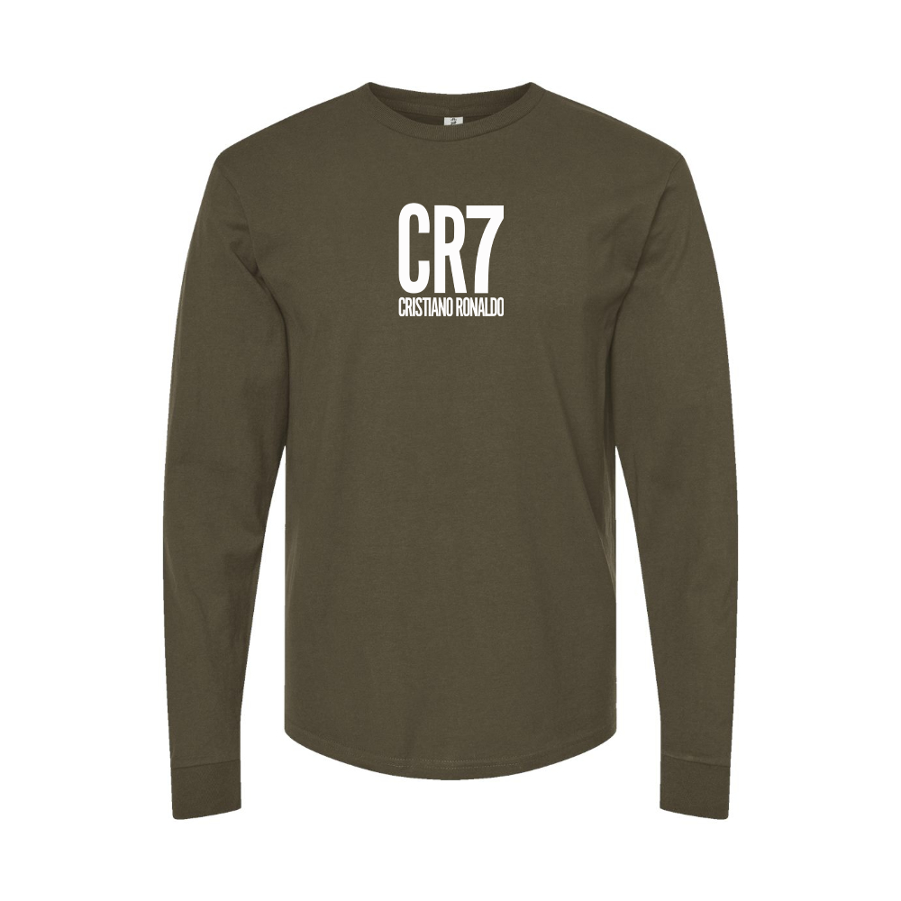 Men's CR7 Logo Long Sleeve T-Shirt