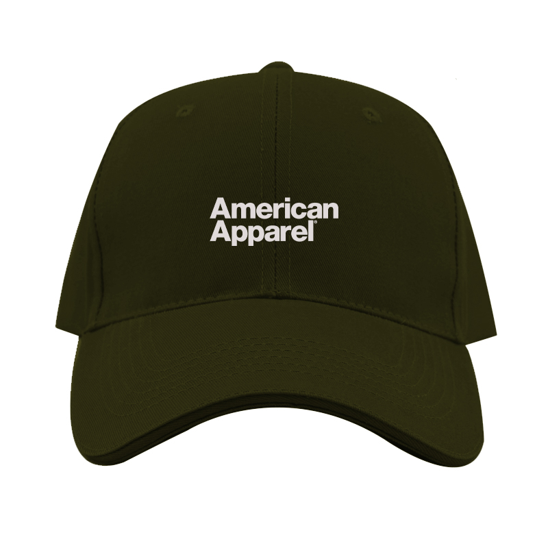 American Apparel  Logo  Dad Baseball Cap Hat