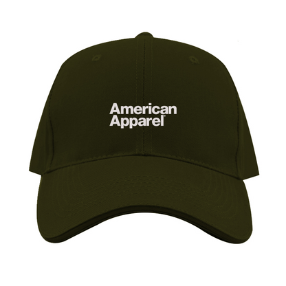 American Apparel  Logo  Dad Baseball Cap Hat