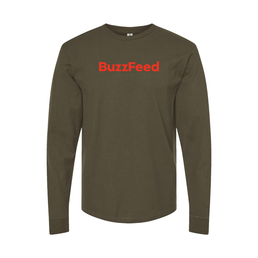 Men's BuzzFeed Logo Long Sleeve T-Shirt