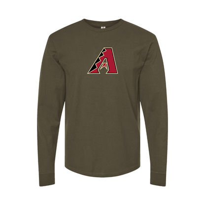 Men's Arizona Diamondbacks Logo Long Sleeve T-Shirt