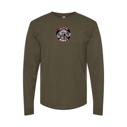 Men's Long Brampton Beast Logo Sleeve T-Shirt