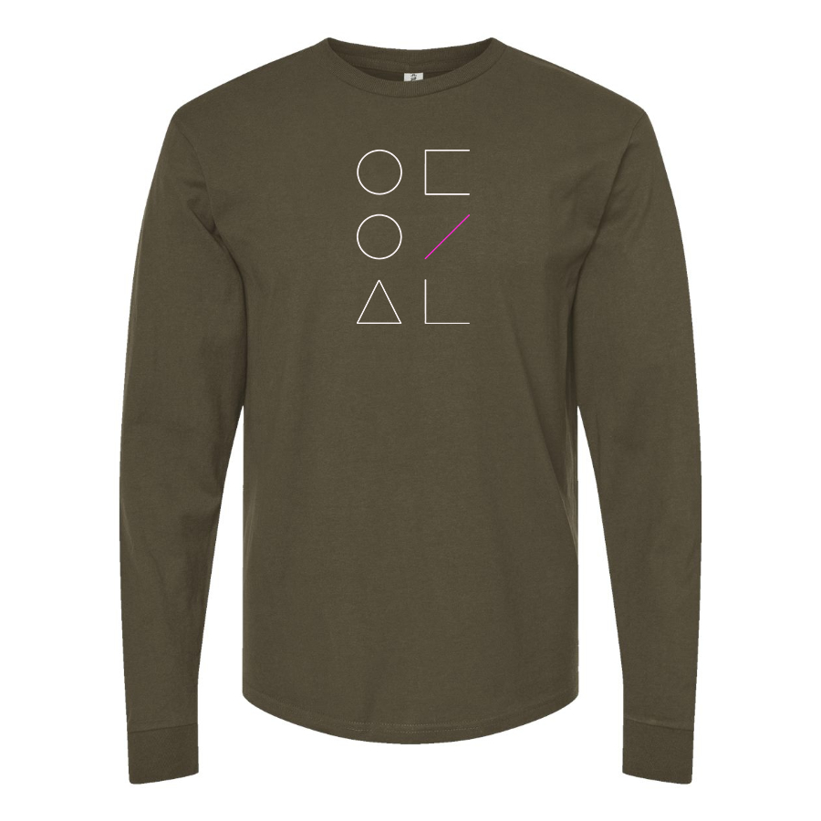 Men's  LOONA Logo Cotton Long Sleeve T-Shirt