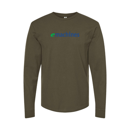 Men's eMachines Logo Long Sleeve T-Shirt