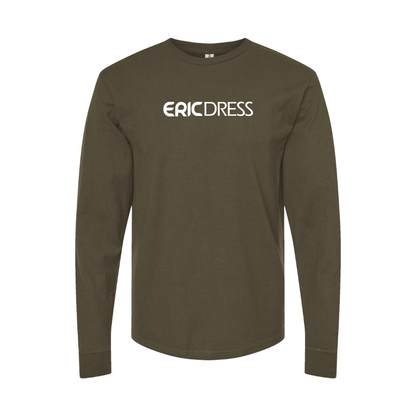 Men's Ericdress Logo Long Sleeve T-Shirt