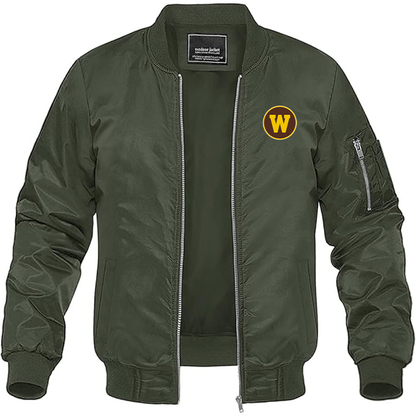 Men's Western Michigan Broncos Lightweight Bomber Jacket - Army Green